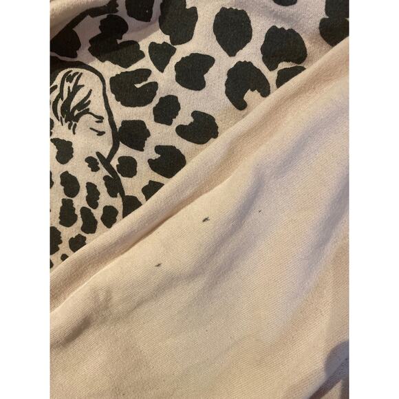 VTG JIK cat cougar pink sweatshirt M - Picture 10 of 10